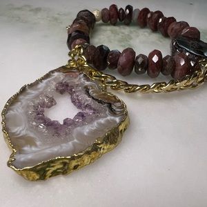 Love 13 bracelet… REAL Amethyst and RUBYS!!!!